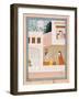 Krishna Talks to Radha's Maidservant-null-Framed Art Print