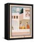 Krishna Talks to Radha's Maidservant-null-Framed Stretched Canvas