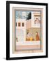 Krishna Talks to Radha's Maidservant-null-Framed Art Print