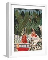 Krishna Uses a Ruse to Meet His Beloved, 1781-Bhoya-Framed Giclee Print