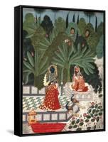 Krishna Uses a Ruse to Meet His Beloved, 1781-Bhoya-Framed Stretched Canvas