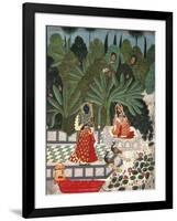 Krishna Uses a Ruse to Meet His Beloved, 1781-Bhoya-Framed Giclee Print