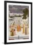 Krishna with the Gopis, Rajesthan, Possibly Bikaner, circa 1760-null-Framed Giclee Print