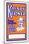 Krispy Kernel Fresh Seasoned Pop Corn-null-Mounted Art Print
