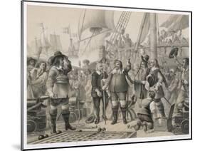 Kristian IV of Denmark and Norway Defeats the Swedes-W.n. Marstrand-Mounted Art Print