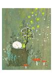 Rabbits on Marshmallow Tree-Kristiana Pärn-Art Print