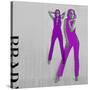 Kristina in Purple-NaxArt-Stretched Canvas