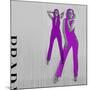 Kristina in Purple-NaxArt-Mounted Premium Giclee Print