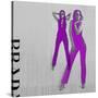 Kristina in Purple-NaxArt-Stretched Canvas