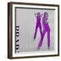 Kristina in Purple-NaxArt-Framed Art Print