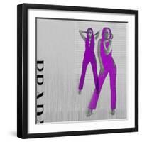 Kristina in Purple-NaxArt-Framed Art Print