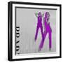 Kristina in Purple-NaxArt-Framed Art Print