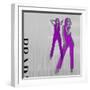 Kristina in Purple-NaxArt-Framed Art Print