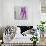 Kristina in Purple-NaxArt-Premium Giclee Print displayed on a wall