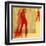 Kristine in Red-NaxArt-Framed Art Print