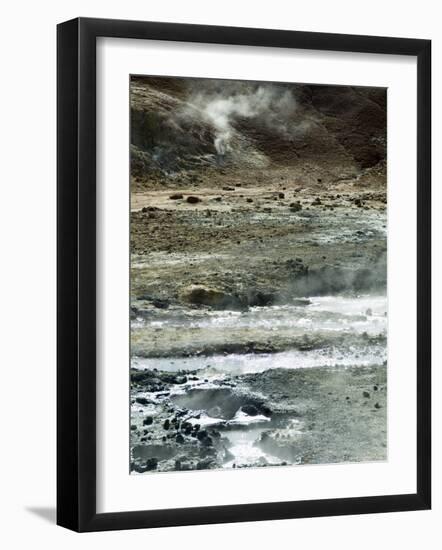 Krisuvik Thermal Area, Iceland, Polar Regions-Ethel Davies-Framed Photographic Print