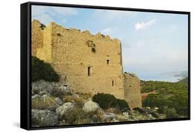 Kritinia Castle, Rhodes, Dodecanese, Aegean Sea, Greek Islands, Greece, Europe-Jochen Schlenker-Framed Stretched Canvas