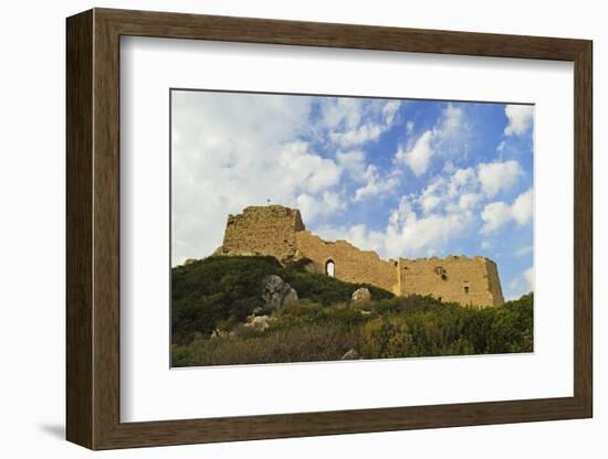 Kritinia Castle, Rhodes, Dodecanese, Greek Islands, Greece, Europe-Jochen Schlenker-Framed Photographic Print