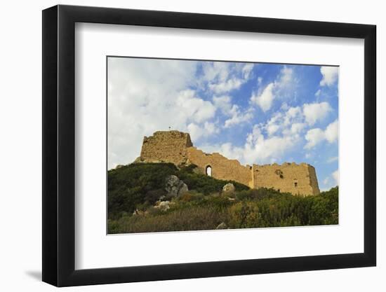 Kritinia Castle, Rhodes, Dodecanese, Greek Islands, Greece, Europe-Jochen Schlenker-Framed Photographic Print