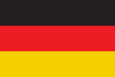 Flag of Germany-Krivinis-Photographic Print