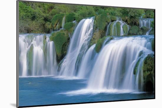 Krka Waterfalls Croatia-null-Mounted Art Print