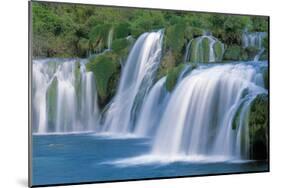 Krka Waterfalls Croatia-null-Mounted Art Print