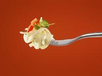 Pasta with Vegetables on a Fork-Kröger & Gross-Photographic Print