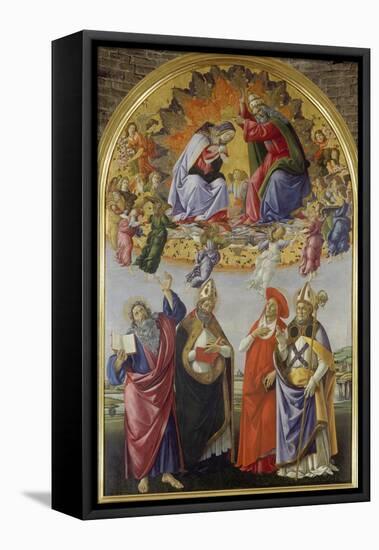 Krönung Mariae-Sandro Botticelli-Framed Stretched Canvas