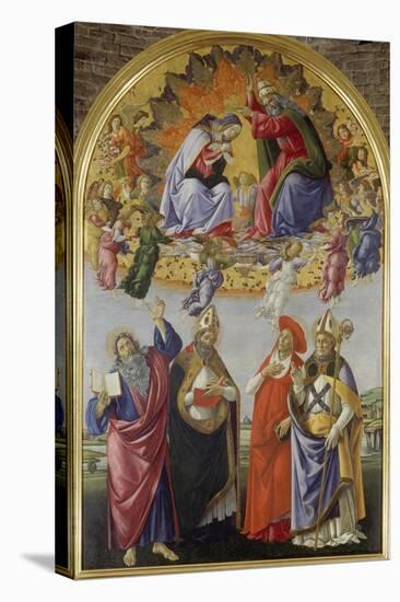 Krönung Mariae-Sandro Botticelli-Stretched Canvas