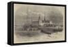 Kronborg Castle, Elsineur, Entrance of the Sound-Edwin Weedon-Framed Stretched Canvas