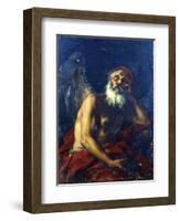 Kronos, 17th Century-Giacinto Brandi-Framed Giclee Print