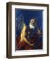 Kronos, 17th Century-Giacinto Brandi-Framed Giclee Print