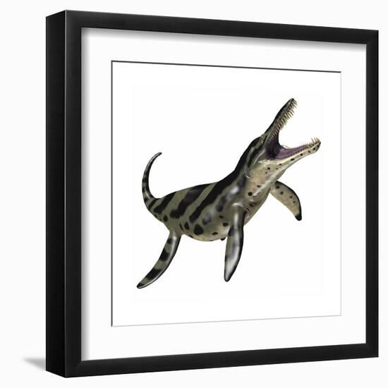 Kronosaurus Was a Marine Reptile from the Cretaceous Period-null-Framed Art Print