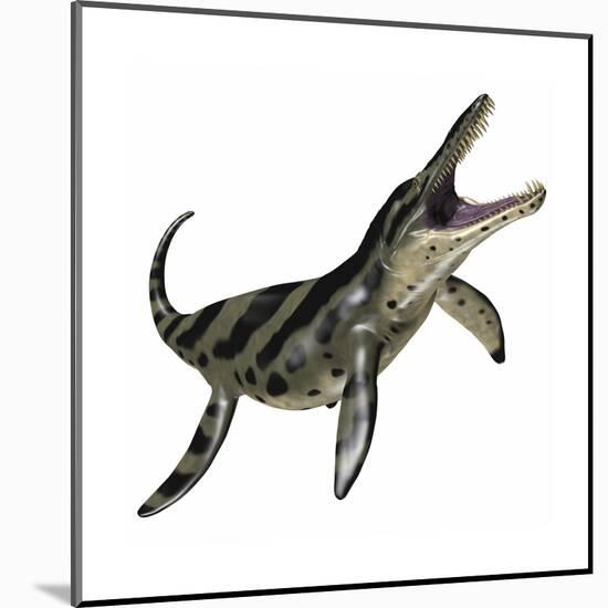 Kronosaurus Was a Marine Reptile from the Cretaceous Period-null-Mounted Art Print