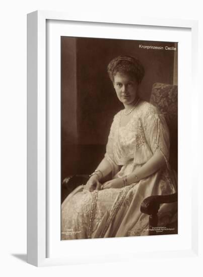 Kronprinzessin Cecilie Von Preußen, Liersch 7954-null-Framed Giclee Print