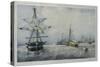 Kronstadt-Ferdinand Victor Perrot-Stretched Canvas