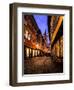 KrŠmerbrŸcke', View to '€gidienkirche', Erfurt, Evening Mood-Frina-Framed Photographic Print