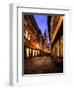 KrŠmerbrŸcke', View to '€gidienkirche', Erfurt, Evening Mood-Frina-Framed Photographic Print