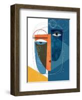 Krsna-Ishita Banerjee-Framed Art Print