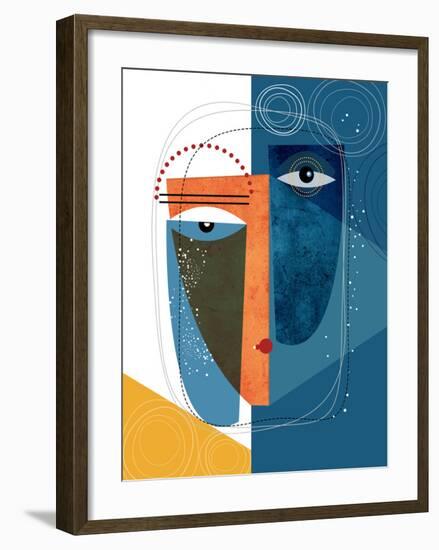 Krsna-Ishita Banerjee-Framed Art Print