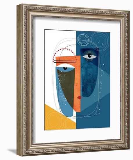 Krsna-Ishita Banerjee-Framed Art Print