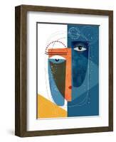 Krsna-Ishita Banerjee-Framed Art Print