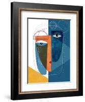 Krsna-Ishita Banerjee-Framed Art Print