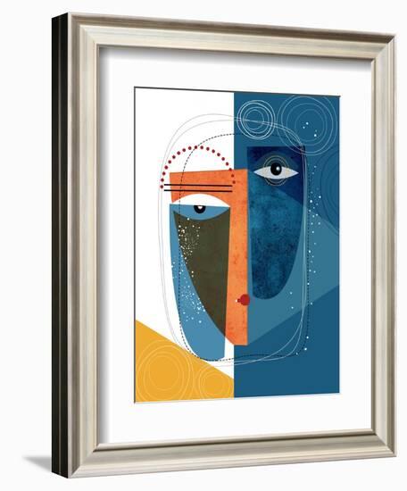 Krsna-Ishita Banerjee-Framed Art Print