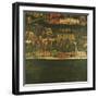 Krumau on the Molde, the Small City-Egon Schiele-Framed Giclee Print