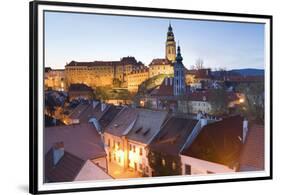 Krumlov Castle, Cesky Krumlov, South Bohemia, Czech Republic, UNESCO-Peter Adams-Framed Premium Photographic Print