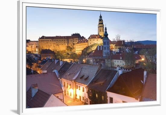 Krumlov Castle, Cesky Krumlov, South Bohemia, Czech Republic, UNESCO-Peter Adams-Framed Premium Photographic Print