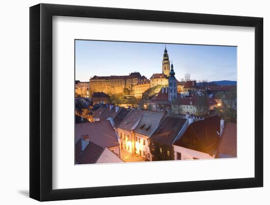 Krumlov Castle, Cesky Krumlov, South Bohemia, Czech Republic, UNESCO-Peter Adams-Framed Photographic Print