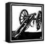 Krupp 6-Pounder Gun 1851-Robert Engels-Framed Stretched Canvas