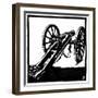 Krupp 6-Pounder Gun 1851-Robert Engels-Framed Art Print